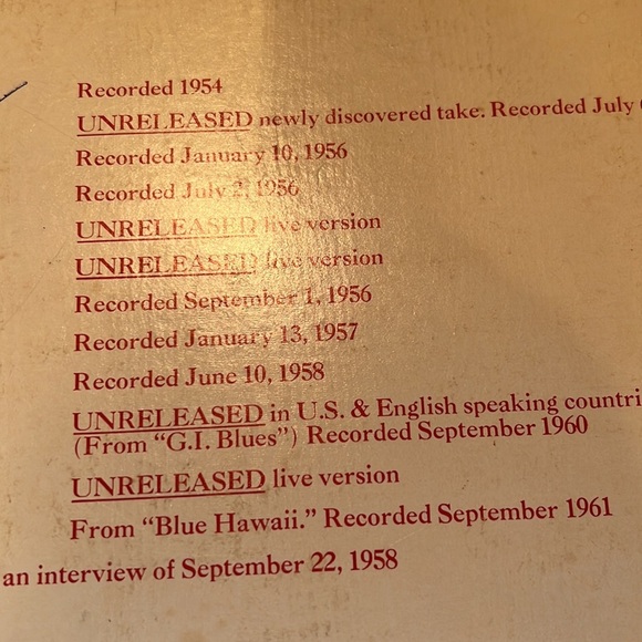 Elvis album vintage - Picture 10 of 12